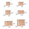 WAOCEO Cable Organizer Box Router Storage Box Simple Cable Management Box Multifunctional Wooden Wall Mounted Storage Box for Power Strip/Chargers/Adapters/Router Cable Management Box (Size : L) view 2