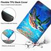 Case for Samsung Galaxy Tab S8 2022/Tab S7 2020 11 Inch (Model SM-X700/X706/T870/T875/T878) - Slim Fit Standing Cover with Auto Sleep/WakeDeep Sea, Sea Turtle view 3