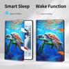 Case for Samsung Galaxy Tab S8 2022/Tab S7 2020 11 Inch (Model SM-X700/X706/T870/T875/T878) - Slim Fit Standing Cover with Auto Sleep/WakeDeep Sea, Sea Turtle view 4