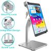Cuxwill Anti-Theft Kiosk Desktop Stand for 7-11 ipad Tablet, 360 Swivel Heavy Duty Aluminum Retail POS Business Tablet Mount with Security Lock, Compatible iPad 10th 9th 8th Gen iPad 10.9 10.2 9.7 view 4