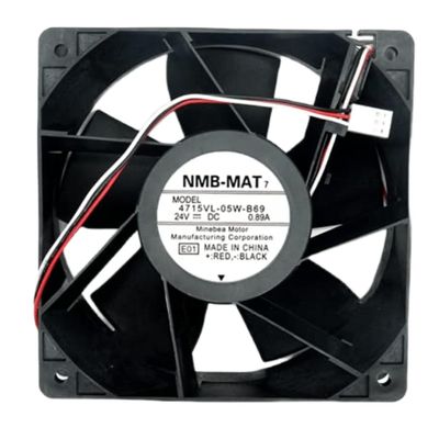 4715VL-05W-B69 24V 0.89A 120MM Fan - 12038 12CM 3-Wire Cooling Fan