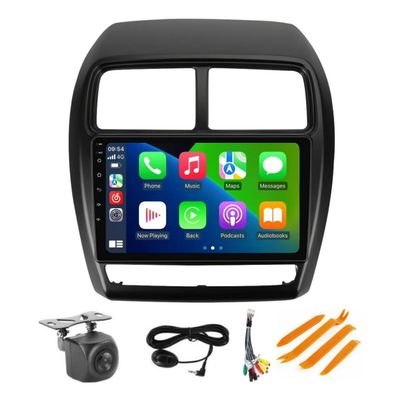 8+256GB 8Core Radio for Mitsubishi ASX 2016 2017 2018 2019 2020 2021 2022 Stereo Dash Kit Car GPS Navigation,9" IPS Touch Screen Head Unit with Car-Play & Android Auto/SWC/DSP/Rear View