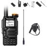 Quansheng UV-K5 Radio USB-C Charging Dual Band Two Way Radio Long Range for Adult 5W Long Range Handheld Radio NOAA Scrambler/DTMF One Key Copy with 771 Antenna and Speaker Mic view 1
