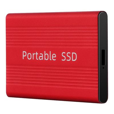 External Hard Drives Portable SSD USB 3.0 USB-C 1TB 500GB External Solid State Disk 6.0Gb/S External Hard Drive for Laptop Desktop Camera or Server (Color : Black Size : 1TB) (Red 1TB)