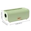 1PCS Cable Storage Box,Plastic Router Board Bracket Power Line Storage Case Cable Winder Organizer(White) view 2