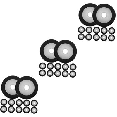 Healeved 36pcs Cassette Tape Pinch Roller for Recorder Radio Audio Repair Maintenance Tool