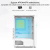 ARrase Mid-Tower Case,Transparent Acrylic Side Panel Desktop Case,DIY Case,Supports ATX/M-ATX/ITX,6 Fans,Top-Mounted I/O Panel (Color : Black), 18648 view 4