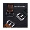 Genuine Leather Strap fit for Garmin Fenix 7X Pro 6X 5X 8X 8 Plus Tactix 7 AMOLED Epix Pro 51mm Enduro 2 Quickfit 26mm Release Strap (Color : Brown Black, Size : 26mm) view 4