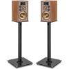 YOMT Universal Speaker Stands Pair for Surround Sound, 28 Inch Floor Speaker Stands with Cable Management Holds 22lbs Bookshelf Speaker Satellite Speaker, 1 Pair view 1