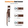 Cwatcun Camera Strap, Camera Harness for Photographers-Leather Dual Camera Neck Shoulder Straps for Canon, Nikon, Sony, Fuji DSLR SLR Mirrorless Camera- 1.0 S Coffee view 4
