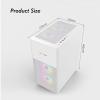 ARrase Computer Gaming Case,Mid-Tower ATX/Micro-ATX/Mini-ITX,Water-Cooled Pc Case,6x120mm Fan Case,Tempered Glass Side Panel Desktop Case (Color : Style 3), 18648 view 2