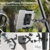 woleyi Golf Cart Tablet Holder Mount, 360 Adjustable, Metal Wider Clamp Arm for ZGO/Club Car/Yamaha/Other Golf Carts, for 4.7-13" Device Like iPad Pro, Air, Mini, iPhone, Galaxy Tabs, Z Fold, Fire HD view 3