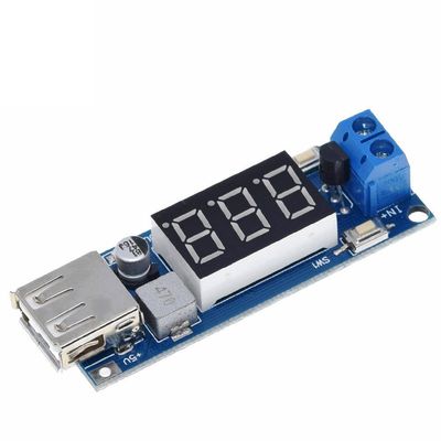 DC-DC Step Down Module Two-Wire Voltmeter 5V USB Charger or Power Supply Input 4.5V-40V Output 5V/2A