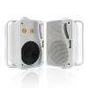 Herdio 3.5 Inch Passive Outdoor Speakers Wired Waterproof, 200W 3 Way Premium Mountable Wall Mount Speakers with Superior Sound, All-Weather Durability, for Patio Marine Boat Garage Indoor(White Pair) view 1