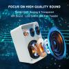 Herdio 3.5 Inch Passive Outdoor Speakers Wired Waterproof, 200W 3 Way Premium Mountable Wall Mount Speakers with Superior Sound, All-Weather Durability, for Patio Marine Boat Garage Indoor(White Pair) view 2