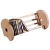 SBOJI CD Rack CD Storage Holder Cd Rack Small Multifunctional Storage Rack Book Shelves Game Disc Rack Media Storage Rack, 40*20*20cm, Natural view 1