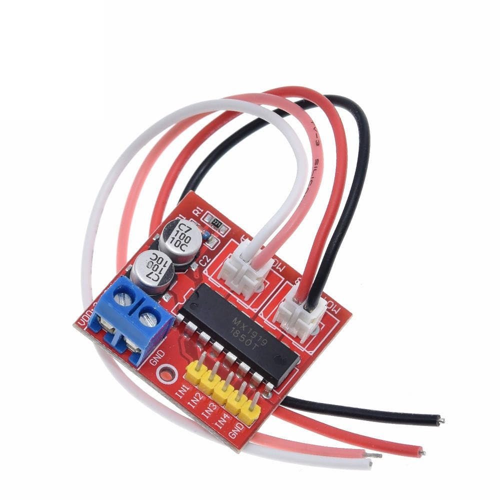 1PCS 2.5A Dual Bridge Brushed DC Motor Drive Controller Board Module for Arduino Smart car Robot Low Power Consumption MX1919