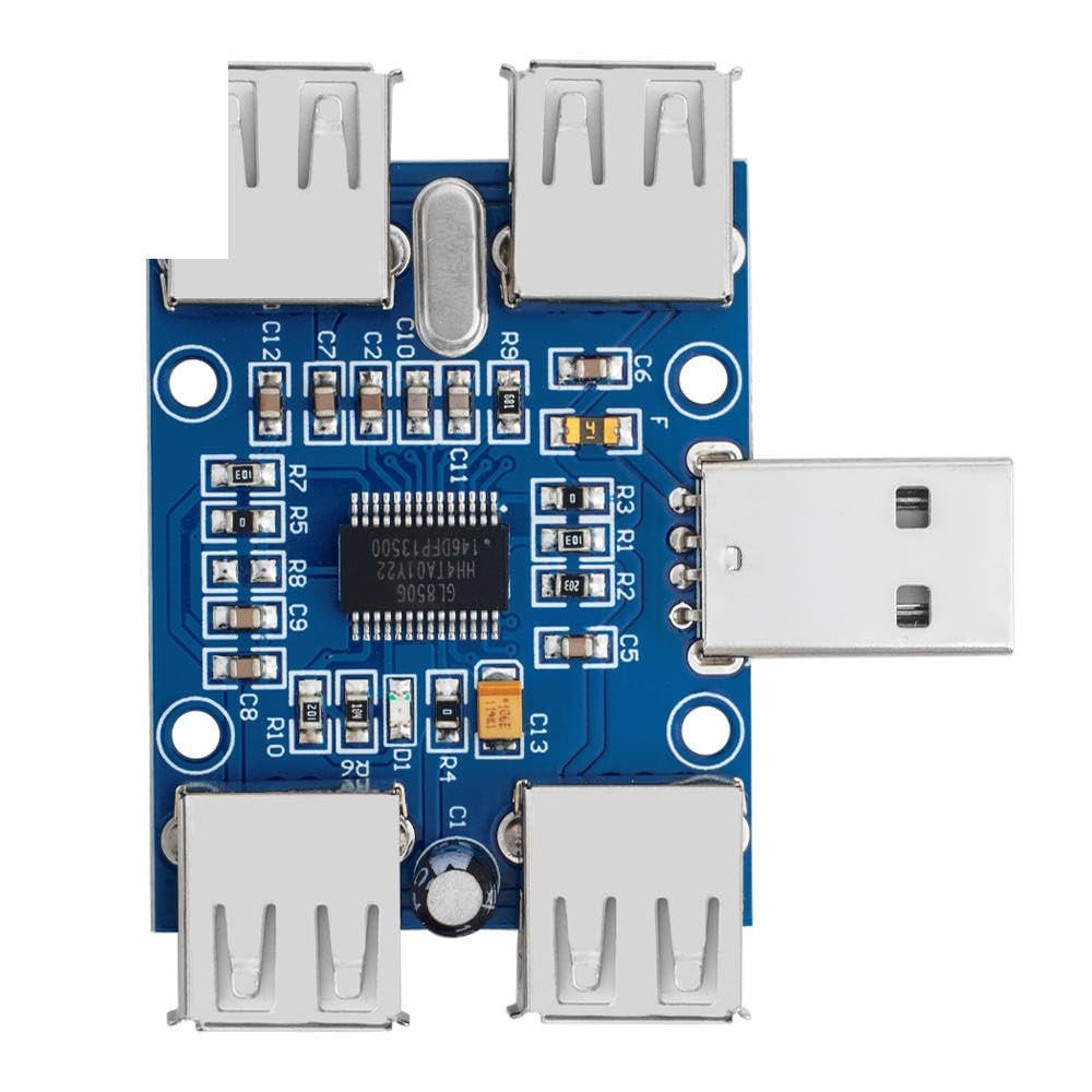 DirectNine Basics USBHUB USB2.0 HUB 4 Port Controller USB Extension Module GL850G chip