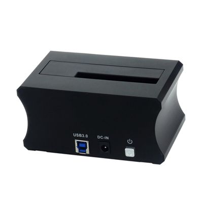 Hemoton USB External Hard Drive Docking Station with Power Supply Supports Desktop and Laptop Hdds Data Transfer Rate Indicator Light for Drive Status Monitoring