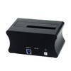 Hemoton USB External Hard Drive Docking Station with Power Supply Supports Desktop and Laptop Hdds Data Transfer Rate Indicator Light for Drive Status Monitoring view 1