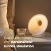 Philips SmartSleep Sleep and Wake-Up Light, Simulated Sunrise and Sunset & Wake-up Light, Colored Sunrise and Sunset Simulation, 5 Natural Sounds view 3