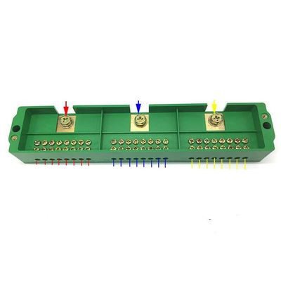 3-in 24-Out Three-Phase Junction Box Distribution Wire Multi-Out Branch Retardant Metering Cabinet Terminal Block