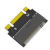 JMT M.2 NVME M-Key B+M 2230 to 2242 SATA-Bus SSD Extension Adapter Card Compatible with ThinkPad X270 X280 T470 T480 L480 T580 Serials (2230 to 2242) view 1