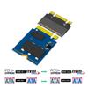 JMT M.2 NVME M-Key B+M 2230 to 2242 SATA-Bus SSD Extension Adapter Card Compatible with ThinkPad X270 X280 T470 T480 L480 T580 Serials (2230 to 2242) view 3