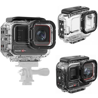 Coyktonty Waterproof Case Diving Case for Insta360 Ace Pro/Ace,60 M Underwater Photography Protective Case Accessory,Support Horizontal/Vertical Shooting (for Ace Pro)