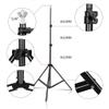 2.6 * 3m Photography Background Stand Kit with Adjustable Stand Support System Backdrops for Photo Green Screen Frame view 4