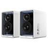 Edifier QR65 Active Monitor Speaker with 65W GaN Fast Charger Function, 70W RMS Bluetooth Computer Speakers with Hi-Res 24bit Wireless Audio, Subwoofer Out and Light Effects (White) view 1