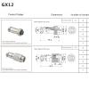 1.64ft GX12 4 Pin Cable Double Female Head Aviation Cordset, GX12 4Pin Panel Mount Circular Metal Aviation Connector Adapter Female to Female Cable (0.5Meter) view 3