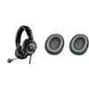 Audio-Technica ATH-M50xSTS-USB StreamSet Streaming Headset,Black & HP-EP Replacement Earpads for M-Series Headphones,Black view 1