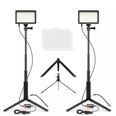 LED Video Light Photography Lamp Bi-Color 3200-5600K Dimmable Panel Light with Tripod for Selfie Makeup (Color : A Size : 5.51 * 3.54 inch) (A 5.51 * 3.54 inch)