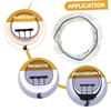 OSALADI 2pcs Ring Light Softbox Diffuser Light Reflector High-Density for Portraits and Product Photography view 2