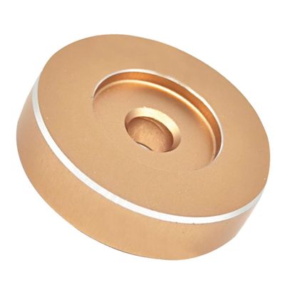 Hemoton Vinyl Record Adapter for Records Aluminum Conversion Spindle for Smooth Playback for and Home Use Compatible Any Turntable