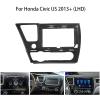 9'' Car Radio Stereo Dash Install Kit Fascia Panel Trim fits for Honda Civic 2013-2015 Installation Aftermarket Stereo Headunit view 2