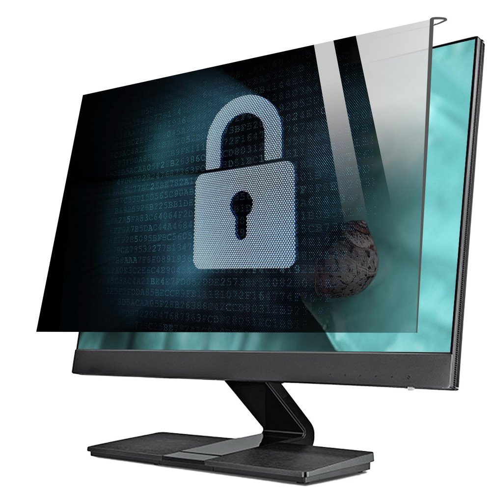 18-32 Inch Desktop Universal Computer Privacy Screen, Hanging Blue Light Blocking Protective Cover for Information Security Protection,18/20in 458x280mm