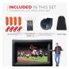 16ft Outdoor Inflatable Projectio Movie Screen for Home Backyard Party Games Theater Cinema with Fan view 4
