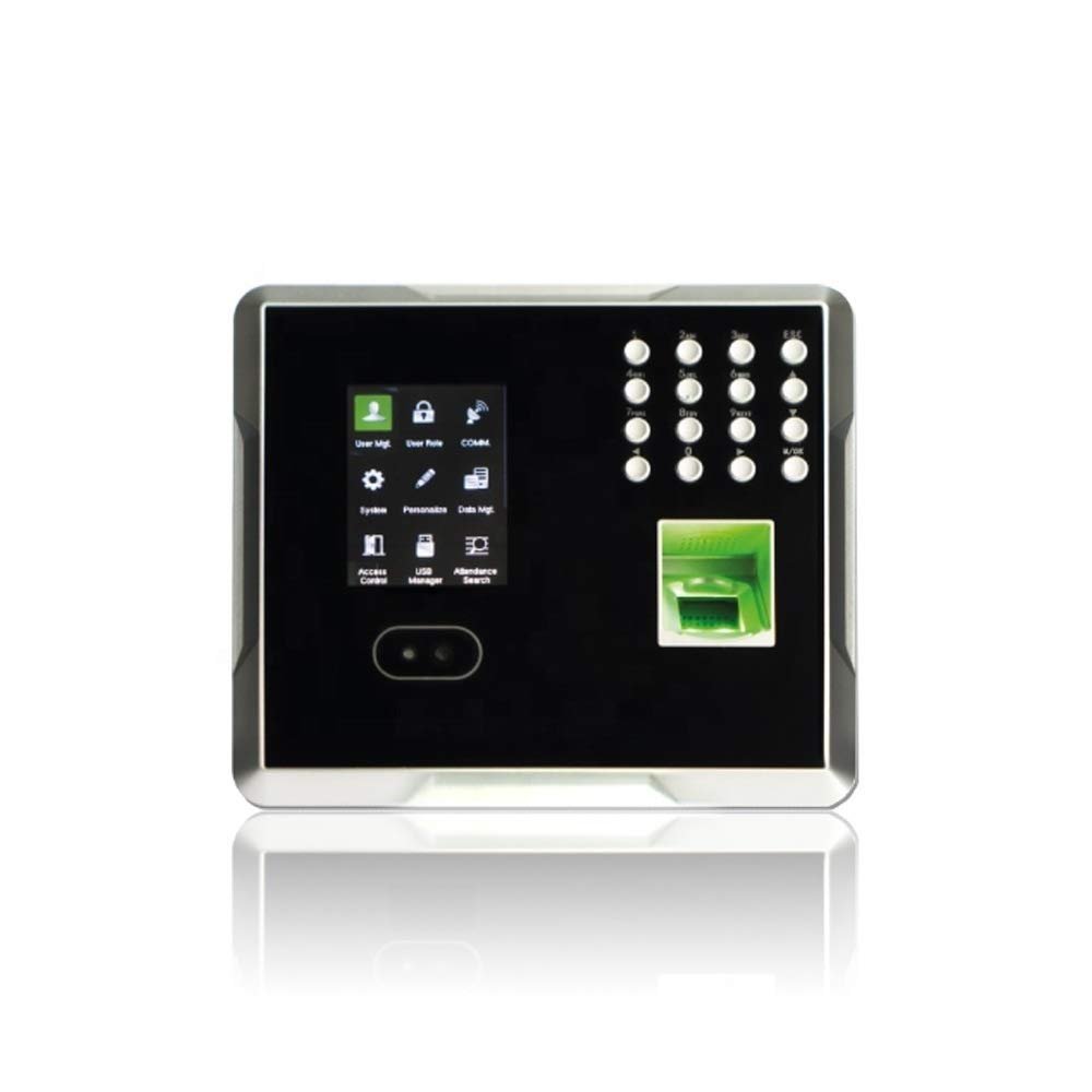 time Clock Face Recognition Attendance Recorder with Options a Access Control Biometric Fingerprint Time Card Machine