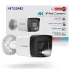 HITOSINO 4K Outdoor Bullet PoE Camera - 8MP Active Deterrent IP Camera, Smart Color Night (98ft), 2-Way Audio, Human/Vehicle Detection, Full Metal IP67, 127 Wide Angle, 120dB WDR, Hik-Connect/SADP view 1