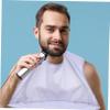 Angoily 2pcs Beard Cutting Cape Shaving Use Apron Cape Beard Grooming Accessories for Men view 2