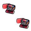 Hemoton 2pcs Makeup Storage Bag Electronic Accessory Organizer Passport Holders Cell Phone Crossbody Bag Flash Drive Holder Case Scissor Case Hard Box USB Travel view 1