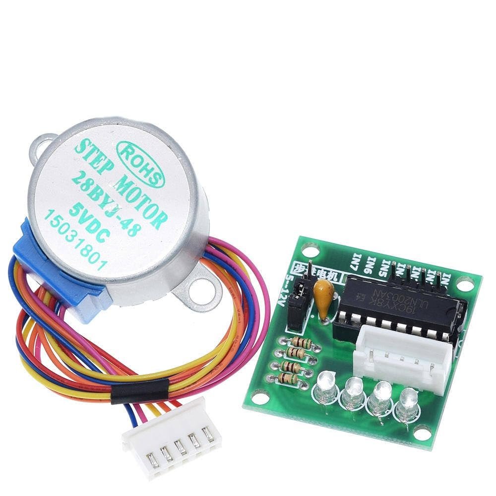 1LOTS 28BYJ-48-5V 4 Phase Stepper Motor+ Driver Board ULN2003 for Arduino 1x Stepper Motor + 1 x ULN2003 Driver Board