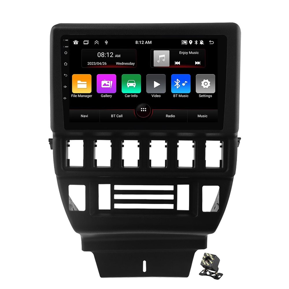 CARUENT Android 12 Car Radio Multimedia Player 9'' Car Stereo for Lada Niva 1993-2020 Support Navigation GPS Bluetooth CarPlay/Android Auto WiFi 4G SWC FM/RDS+Backup Camera,M90s/1+32g