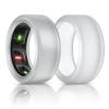 BandSmith Silicone Ring Cover Compatible with Oura Ring Protector, Elastic Case for Oura Ring Gen 4/3 Working Out - Patent Protected (Transparent+Transparent, S for 678910) view 1