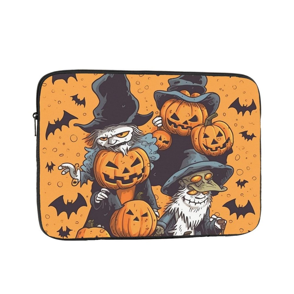 Halloween Cartoon Laptop Sleeve Case 15 inch Laptop Bag Shockproof Protective Notebook Case Computer Carrying Bag Case