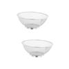 MAGICLULU 2pcs Stainless Steel Draining Basket Fine Mesh Strainer for Washing Fruits Vegetables and Rice Kitchen Drainer for Indoor and Outdoor Use view 1