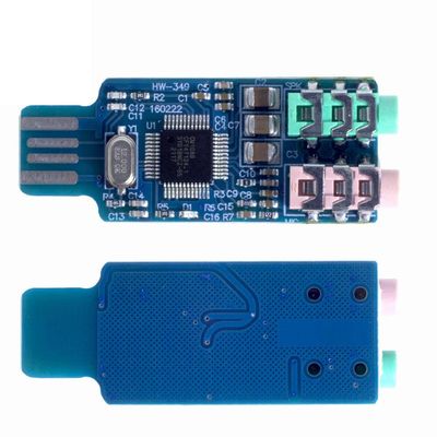 CM108 USB Drive Free Sound Card Laptop Computer External Sound Card Module - L059 hot