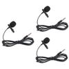 VICASKY 3pcs Clip Type Microphone Mini Wired Mic for Tie Clip Karaoke Mic Phone Microphone Noise Design view 1